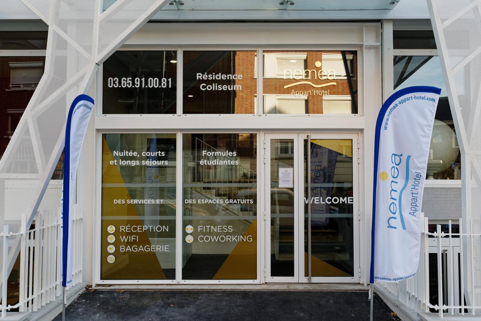 Nemea Appart Hotel Coliseum Amiens Centre מראה חיצוני תמונה